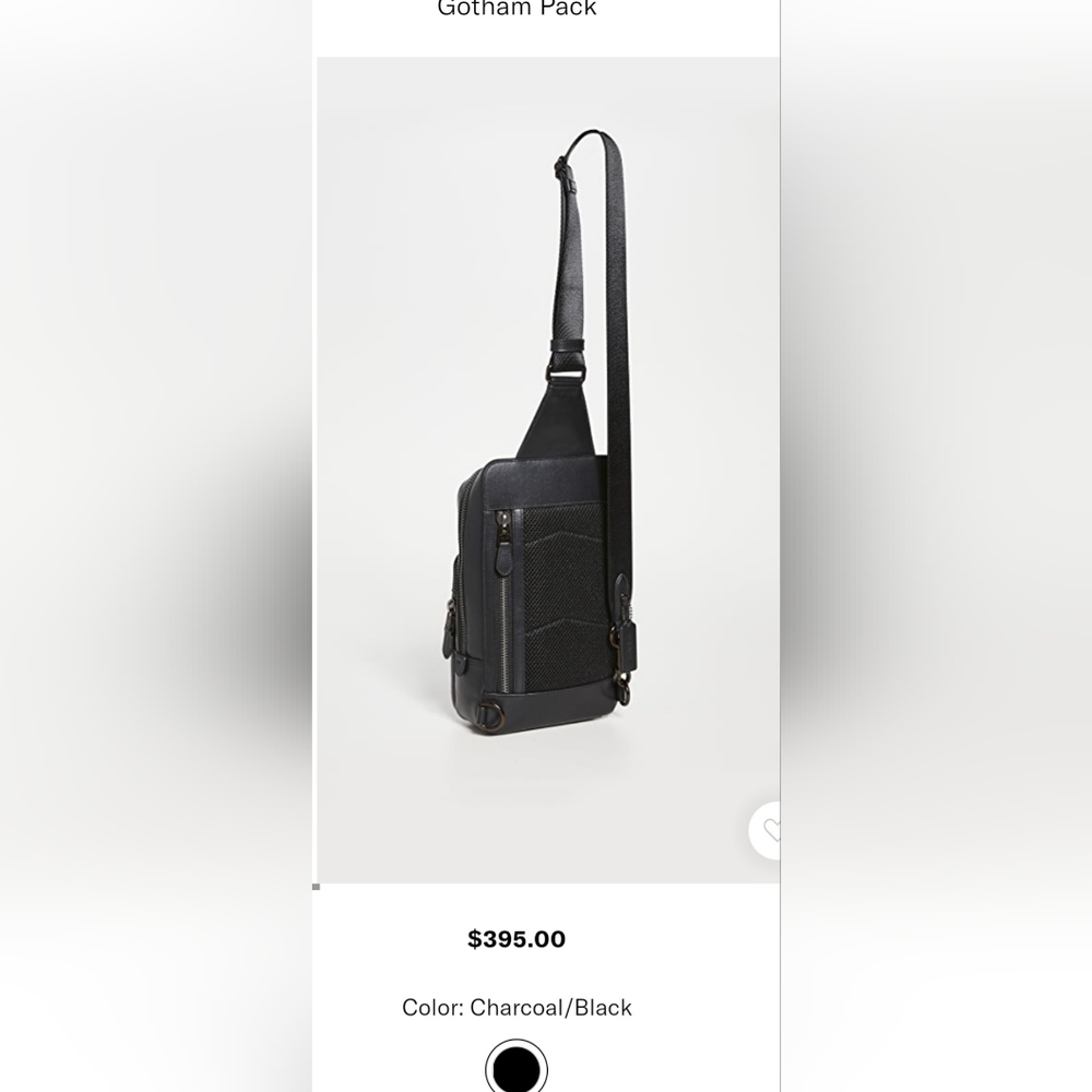 Coach New York cross body bag